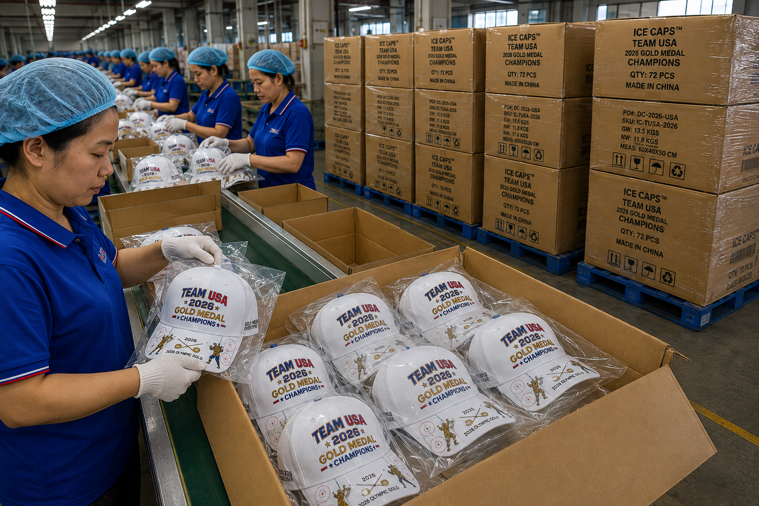 DC Headwear and Apparel team and manufacturing network